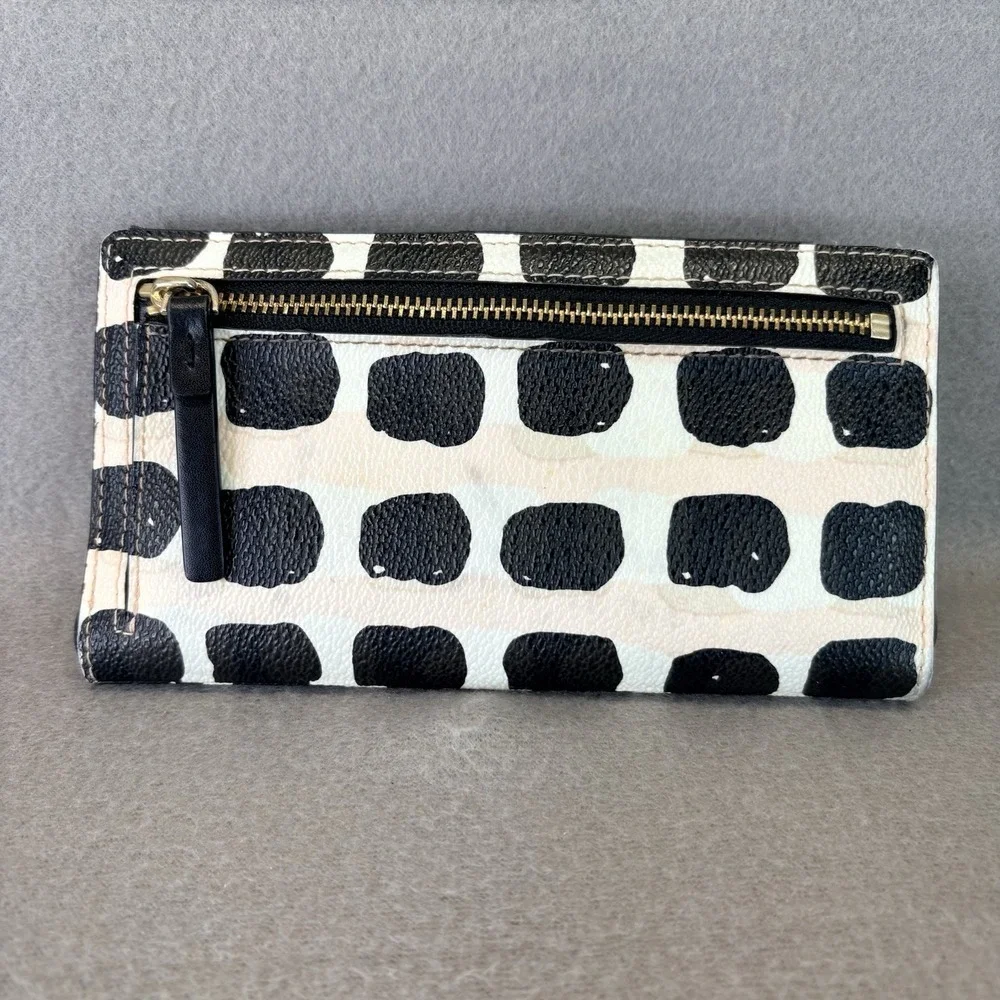 Kate Spade Long Wallet Pink and Black